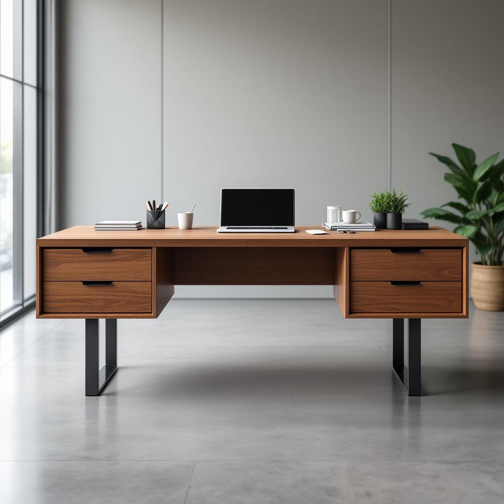 Escritorios en chapa de madera