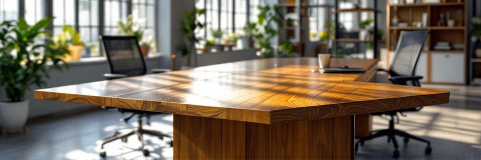 Escritorios en chapa de madera